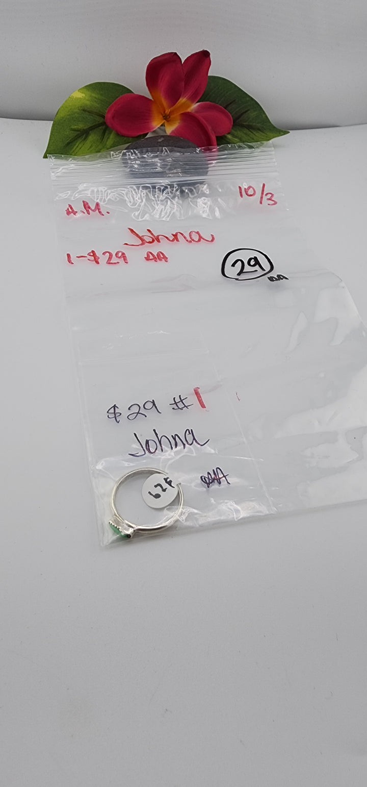 AM SHOW 48HR RESERVED FOR: Johna  - 10/3/2025 FL tiktok Live Show -  1 Sterling Silver Items