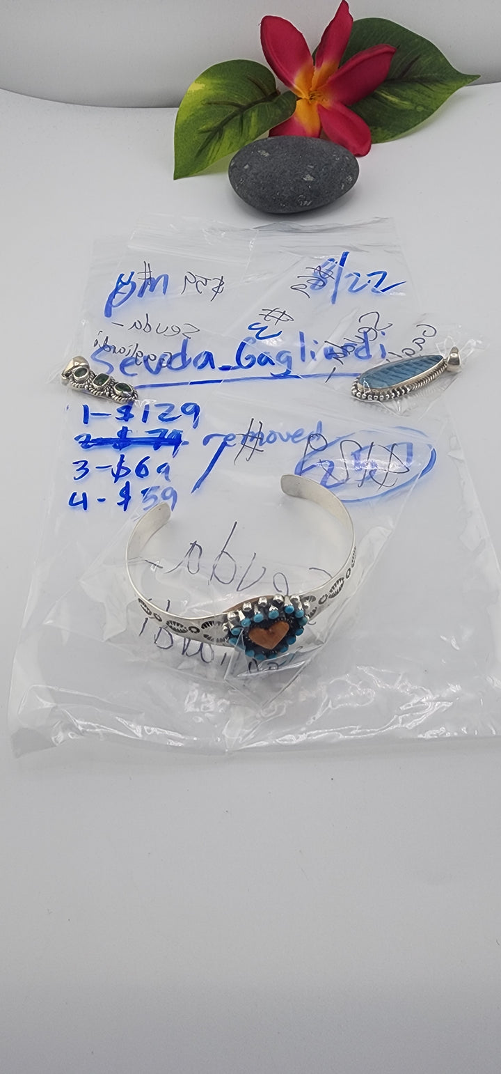 PM SHOW 48HR - RESERVED FOR: Sevda_Gagliardi - 8/22/2025 FL tiktok Live Show - 4 Sterling Silver Items