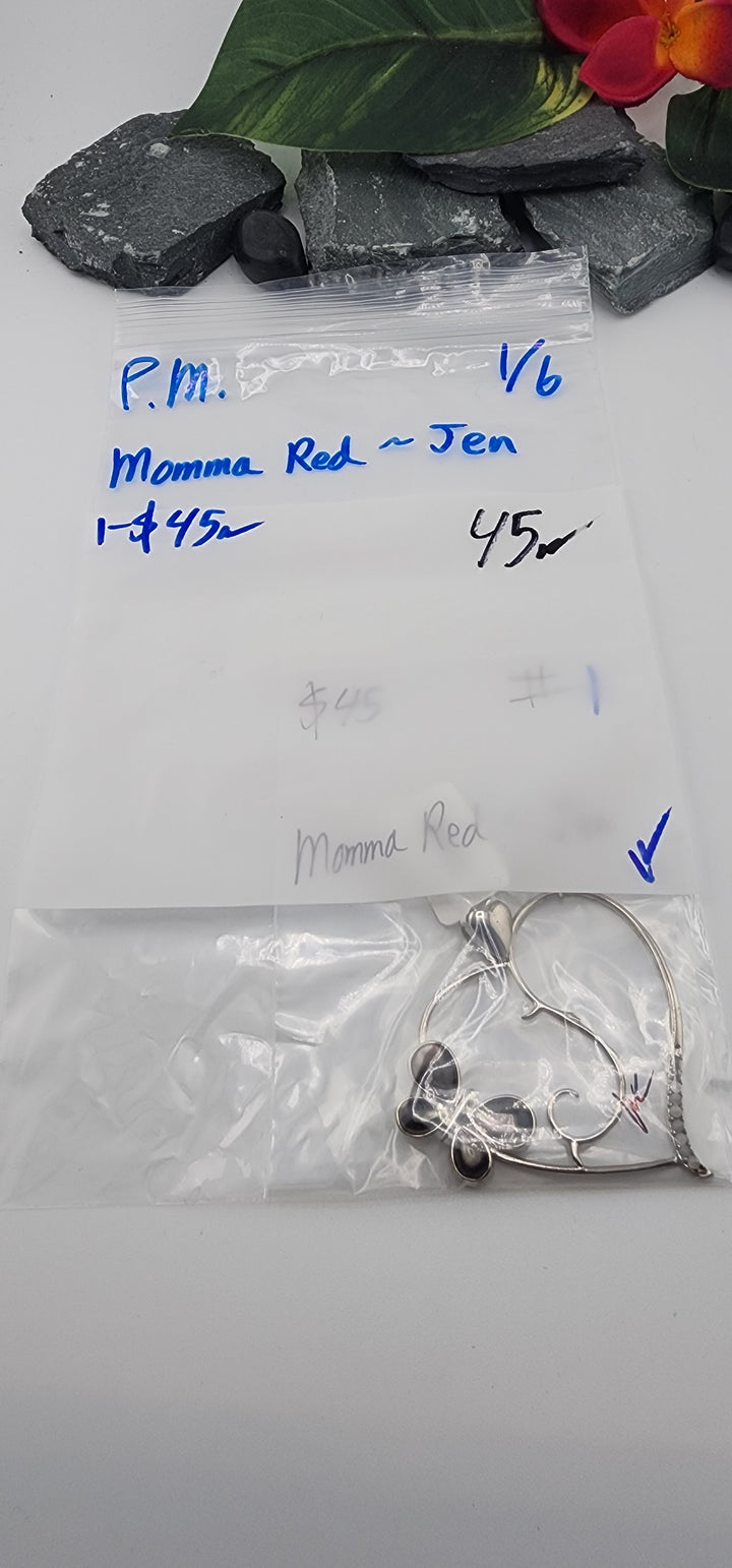 PM SHOW 48HR - RESERVED FOR: Momma Red ~ Jen - 1/6/2026 tiktok Live Show - 1 Sterling Silver Items