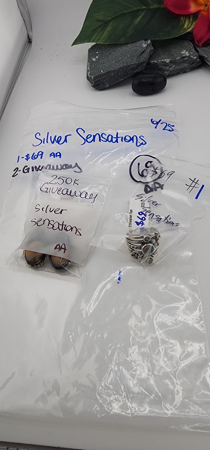 RESERVED FOR: Silver Sensations- 6/25/2025 tiktok Reservation Live Show - 2 Sterling Silver Items