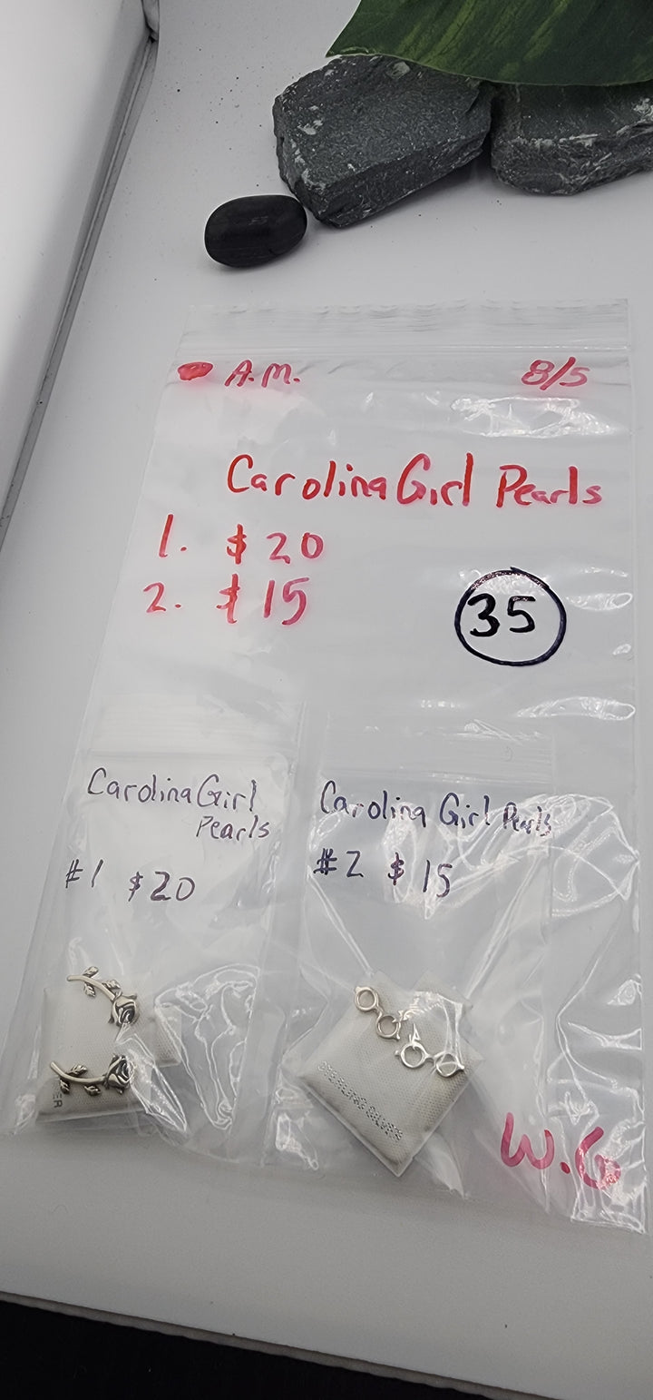 AM SHOW 48HR - RESERVED FOR: CarolinaGirlPearls- 8/5/2025 FL tiktok Live Show - 2  Sterling Silver Items