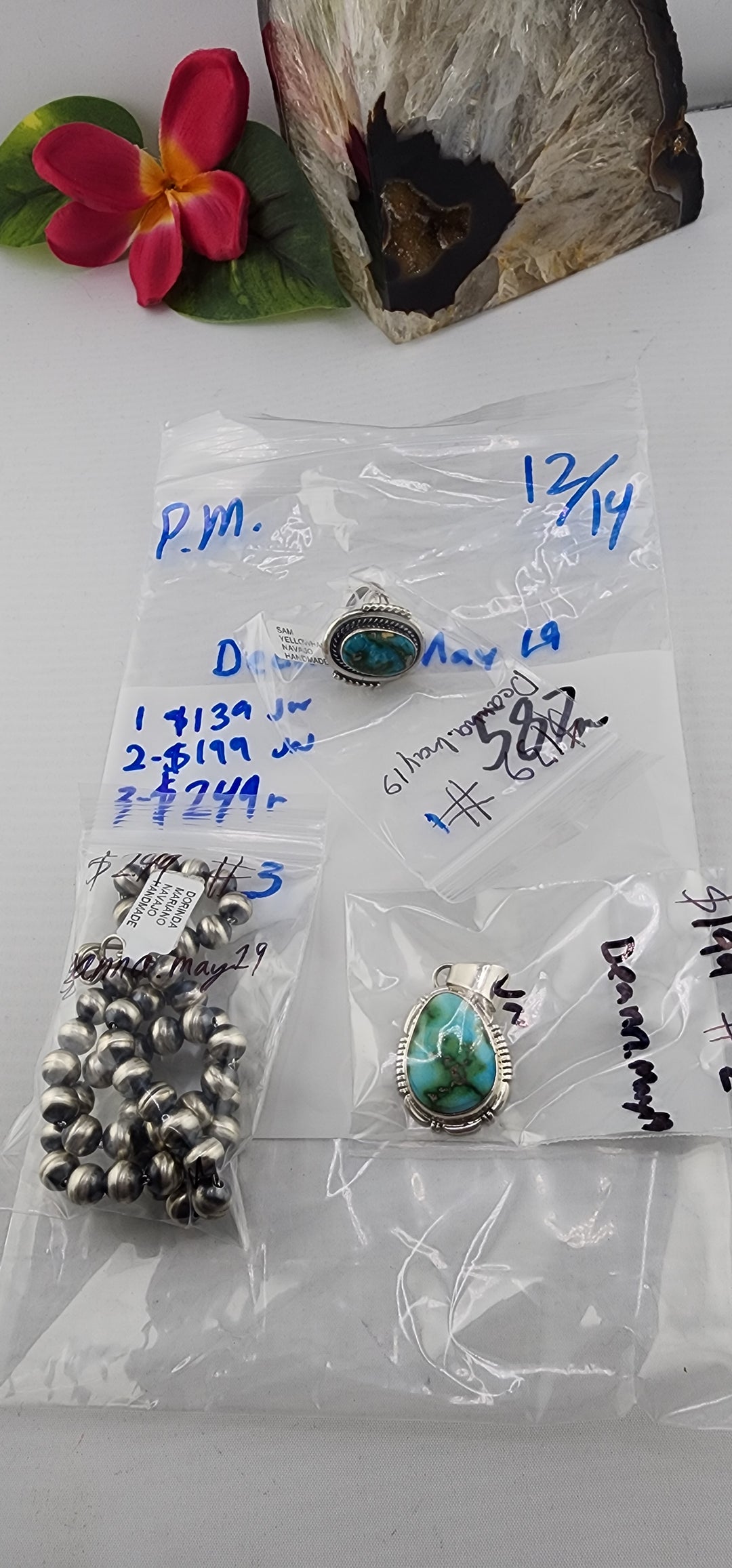 PM SHOW 48HR - RESERVED FOR: deanna.may19 - 12/14/2025 tiktok Live Show - 3 Sterling Silver Items