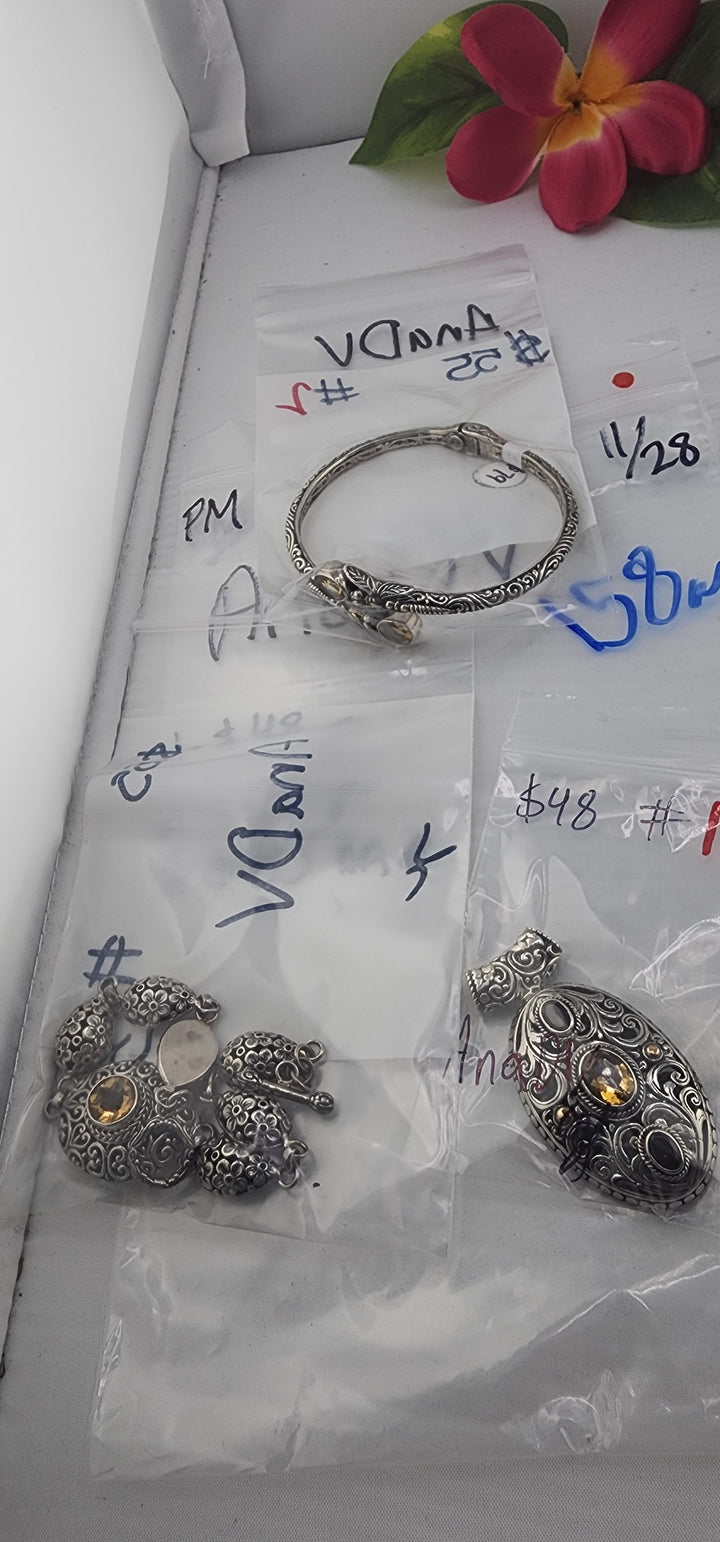 PM SHOW 48HR - RESERVED FOR: AnaDV - 11/28/2025 tiktok Live Show - 3 Sterling Silver Items