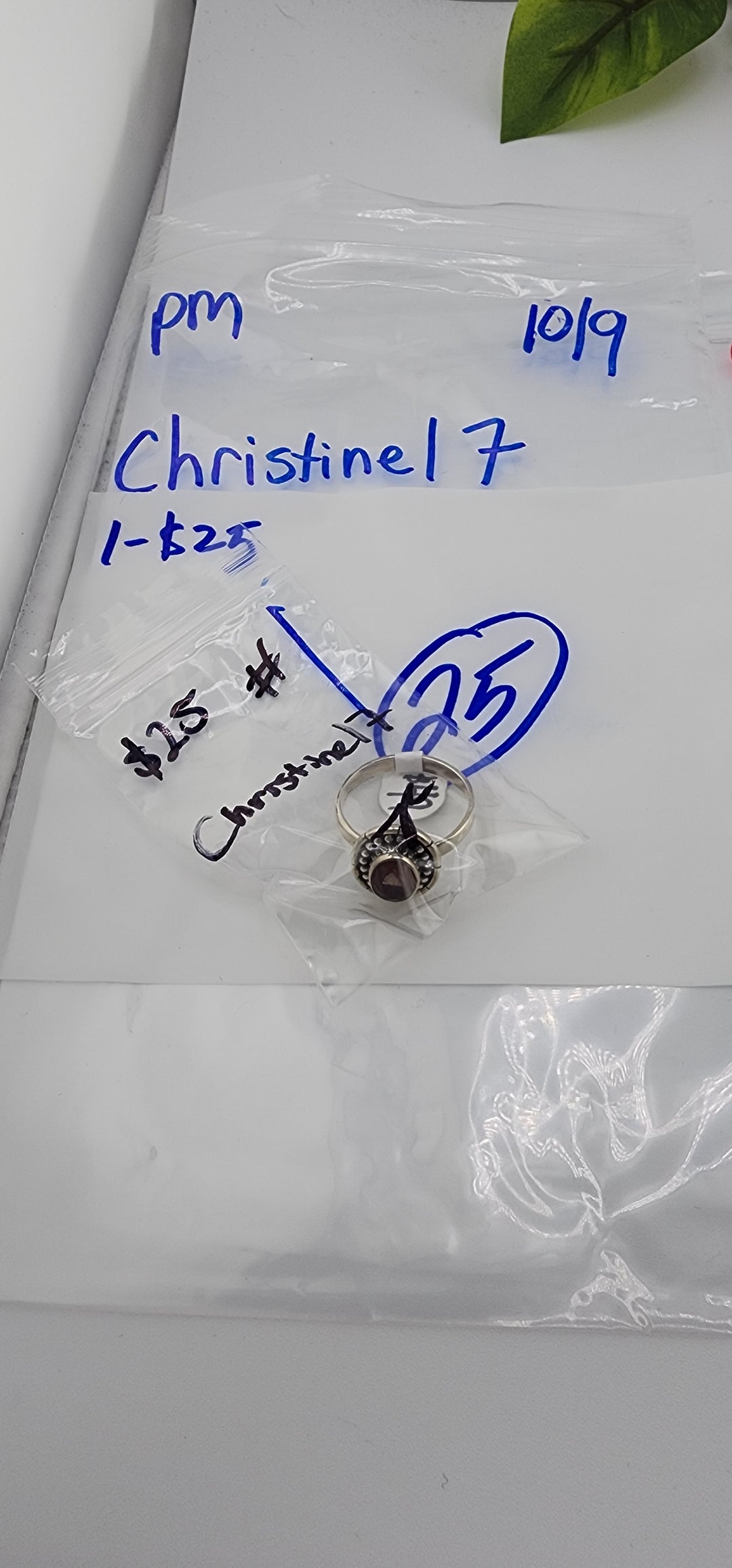 PM SHOW 48HR - RESERVED FOR: Christine17 - 10/9/2025 FL tiktok Live Show - 1 Sterling Silver Items