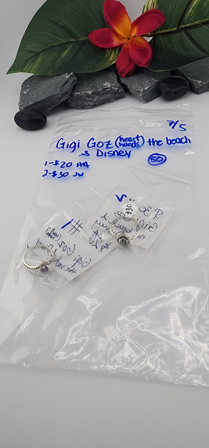 48HR - RESERVED FOR: Gigi Goz 🫶 the beach & Disney - 7/5/2025 FL tiktok Live Show -2  Sterling Silver Items