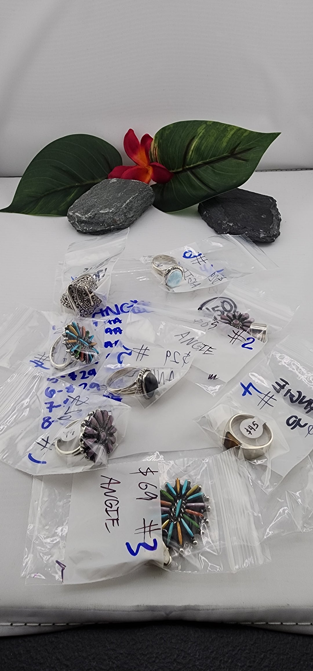 RESERVED FOR: ANGIE - 4/5/2025 tiktok Live Show - 8 Sterling Silver Items