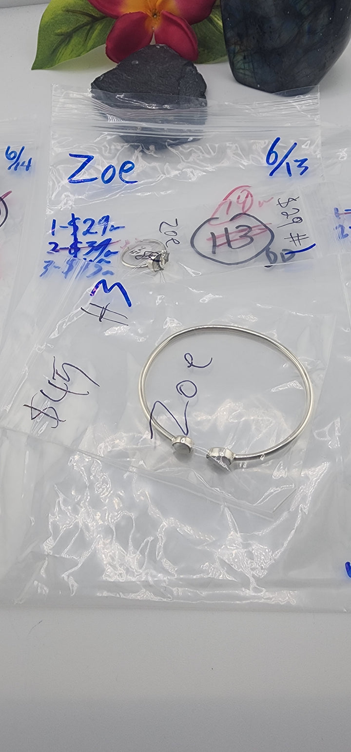 48HR - RESERVED FOR: Zoe - 6/13/2025 FL tiktok Live Show - 2 Sterling Silver Items