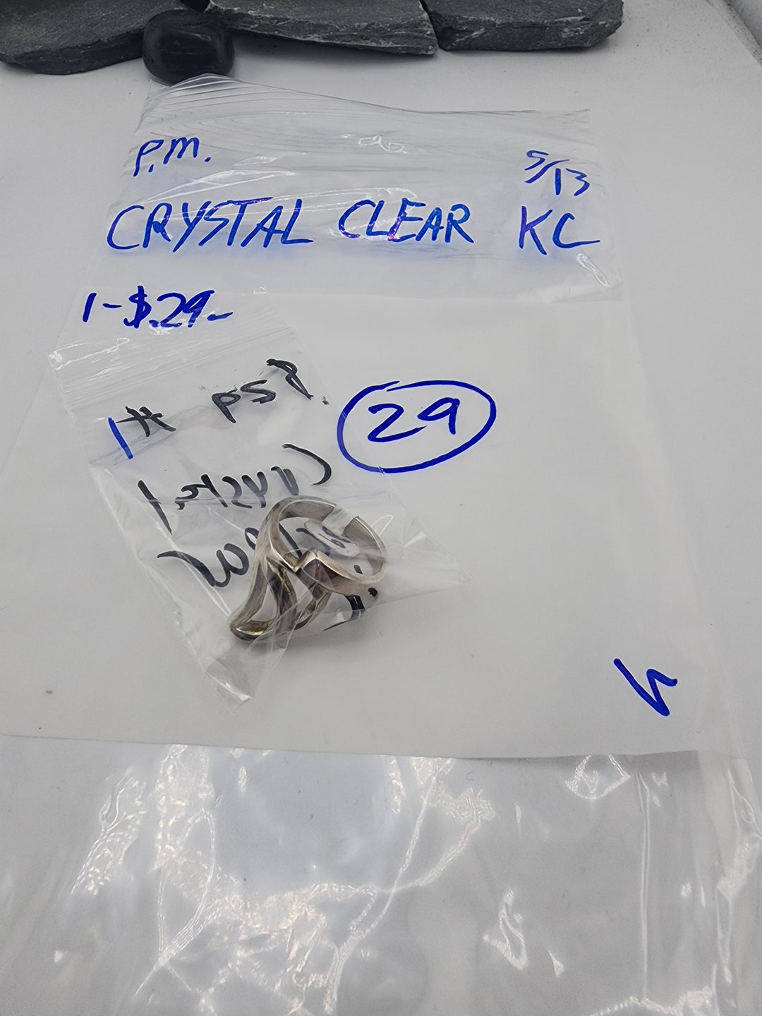 CRYSTAL CLEAR KC - 5/13/26 PM - 1 925 Sterling Silver