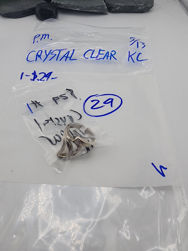 CRYSTAL CLEAR KC - 5/13/26 PM - 1 925 Sterling Silver