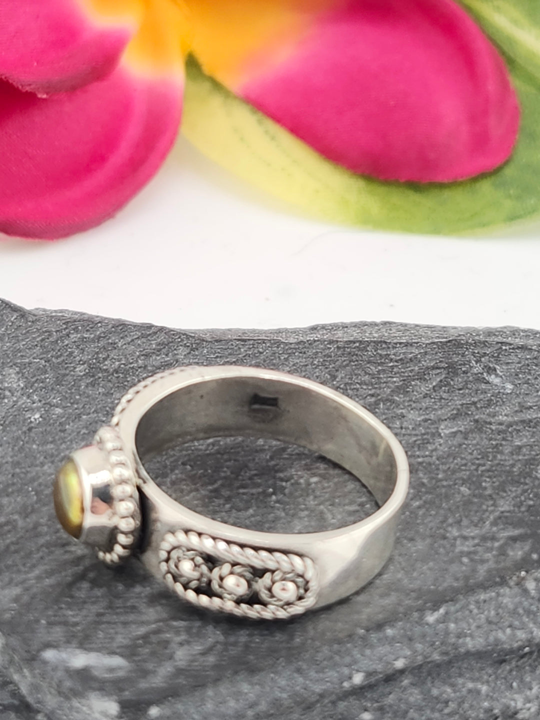 Champagne Mabe Pearl Bali Ring