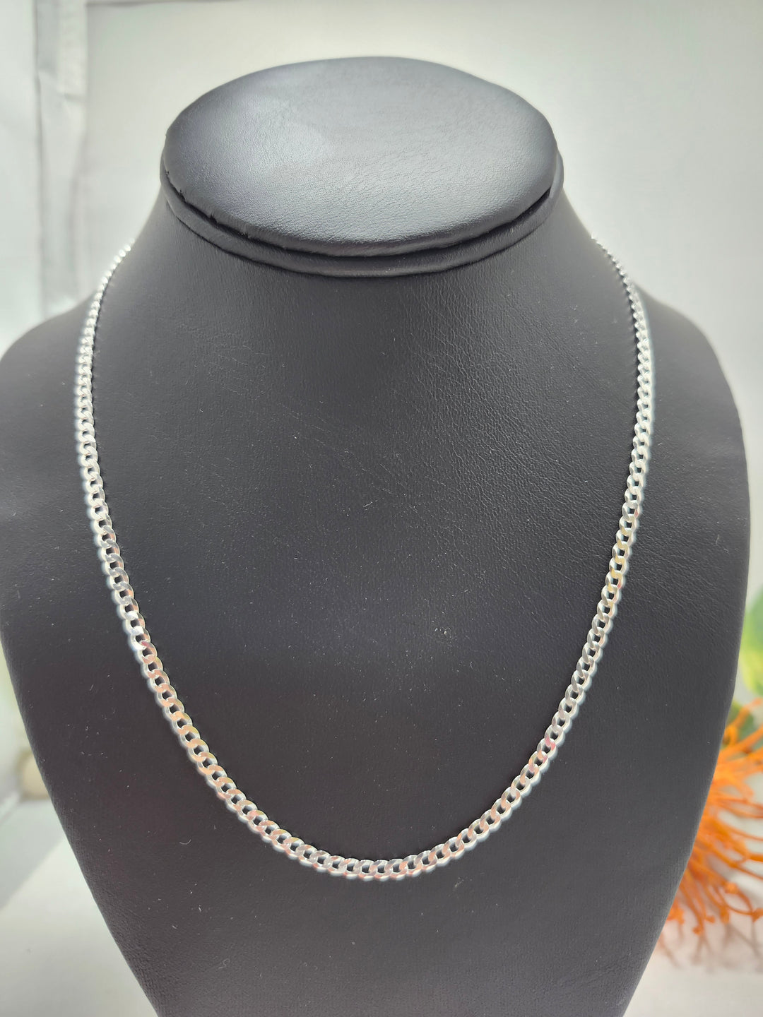 FB Simple Sterling 18" Curb Link
