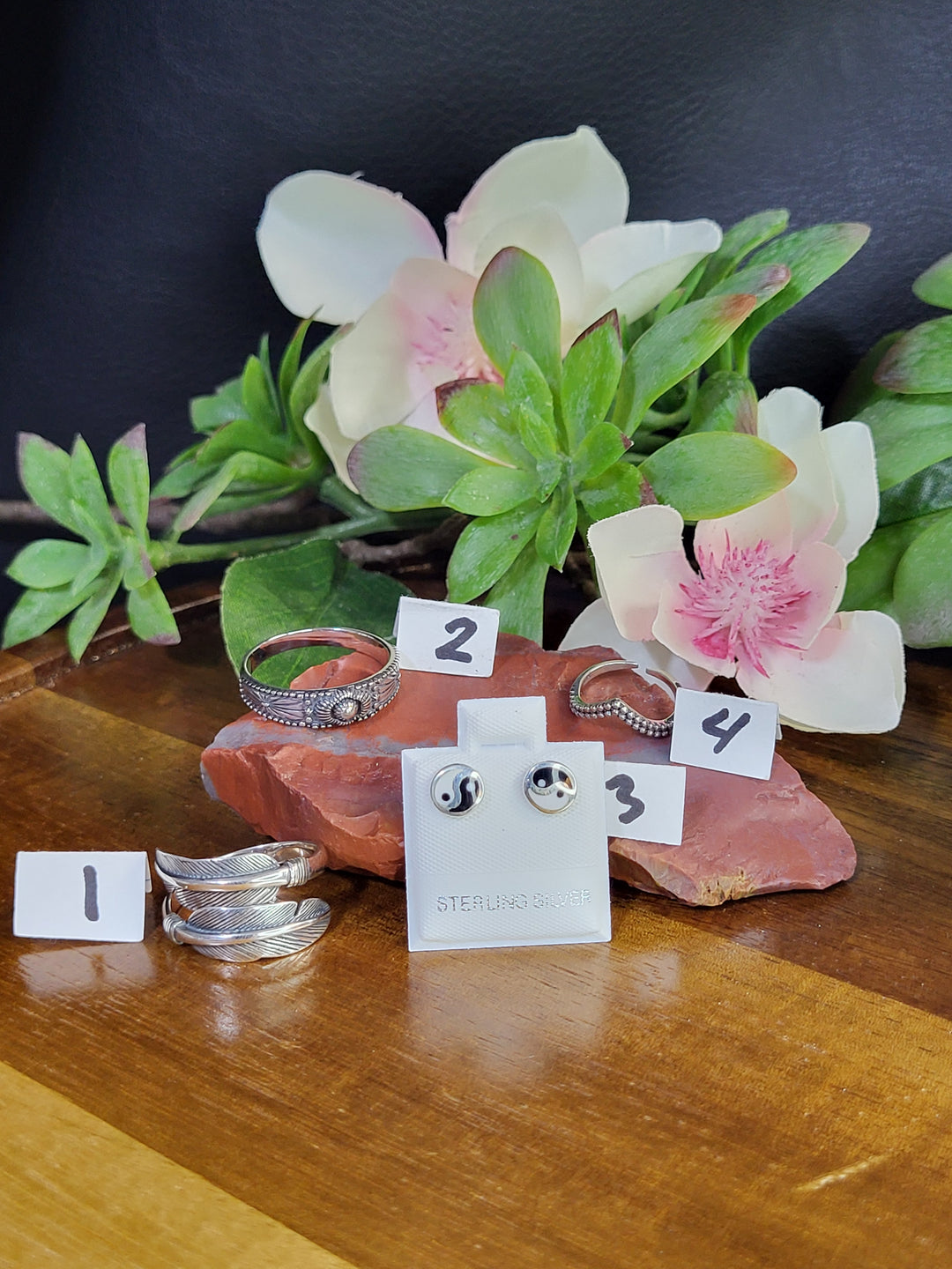 RESERVED FOR: Custom Tumblers by Lindra 7/13/24- 5l4 Sterling Silver Items