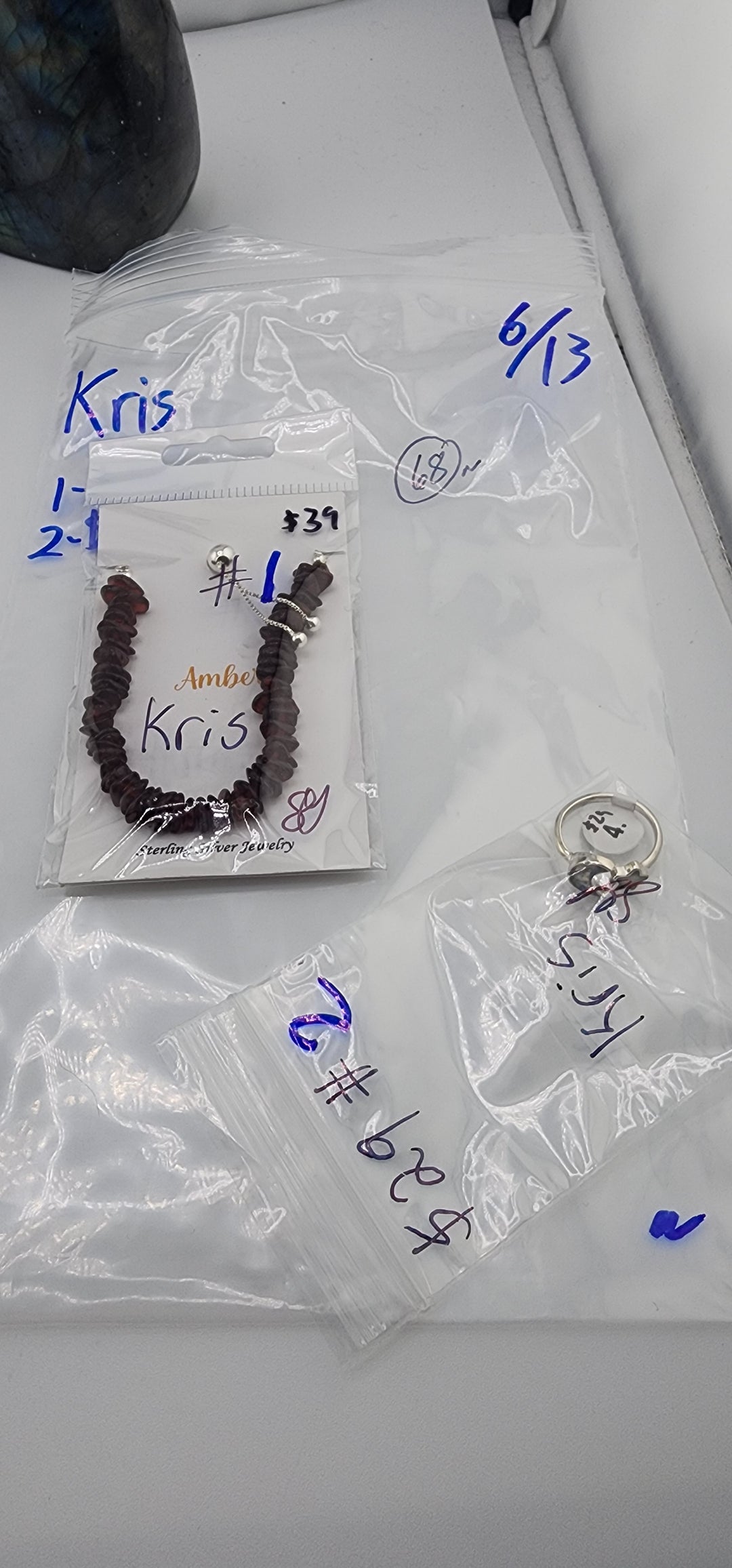 48HR - RESERVED FOR: Kris - 6/13/2025 FL tiktok Live Show - 2 Sterling Silver Items