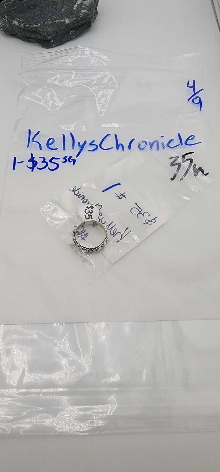 RESERVED FOR: KellysChronicle - 4/9/2025 tiktok Live Show - 1 Sterling Silver Items