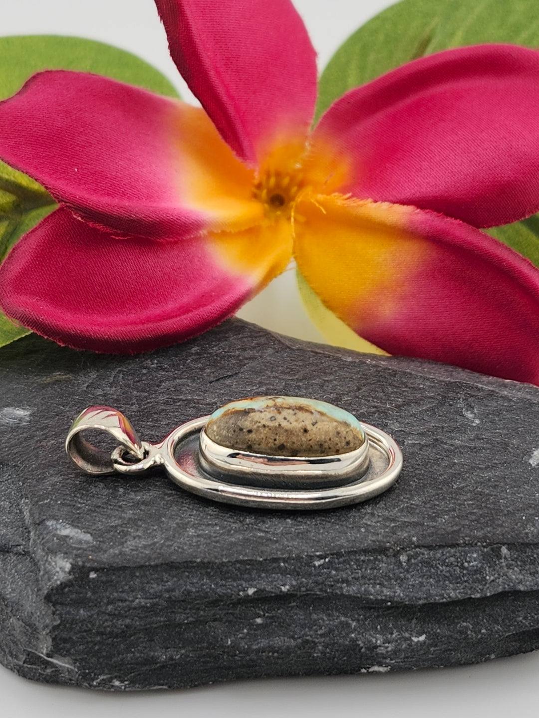 Royston Ribbon Turquoise Pendant