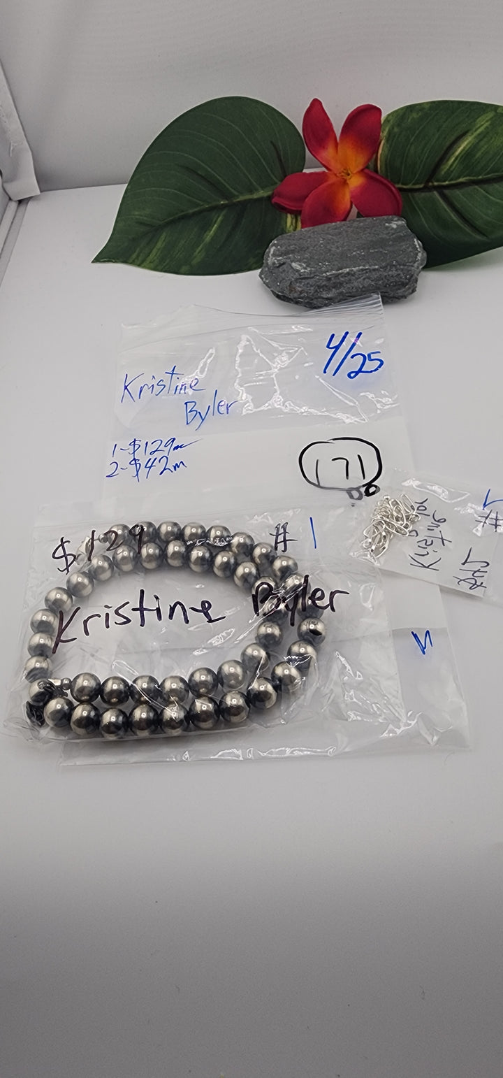RESERVED FOR: Kristine Byler - 4/25/2025 tiktok Live Show - 2 Sterling Silver Items