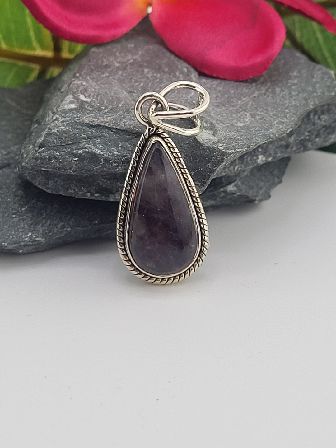 Iolite Sun Stone Pendant