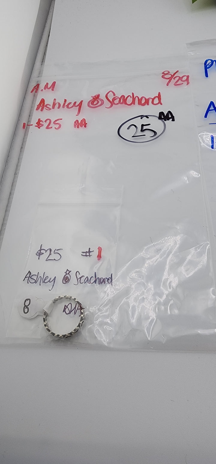 AM SHOW 48HR - RESERVED FOR: Ashley💍Seachord - 8/29/2025 FL tiktok Live Show - 1 Sterling Silver Items