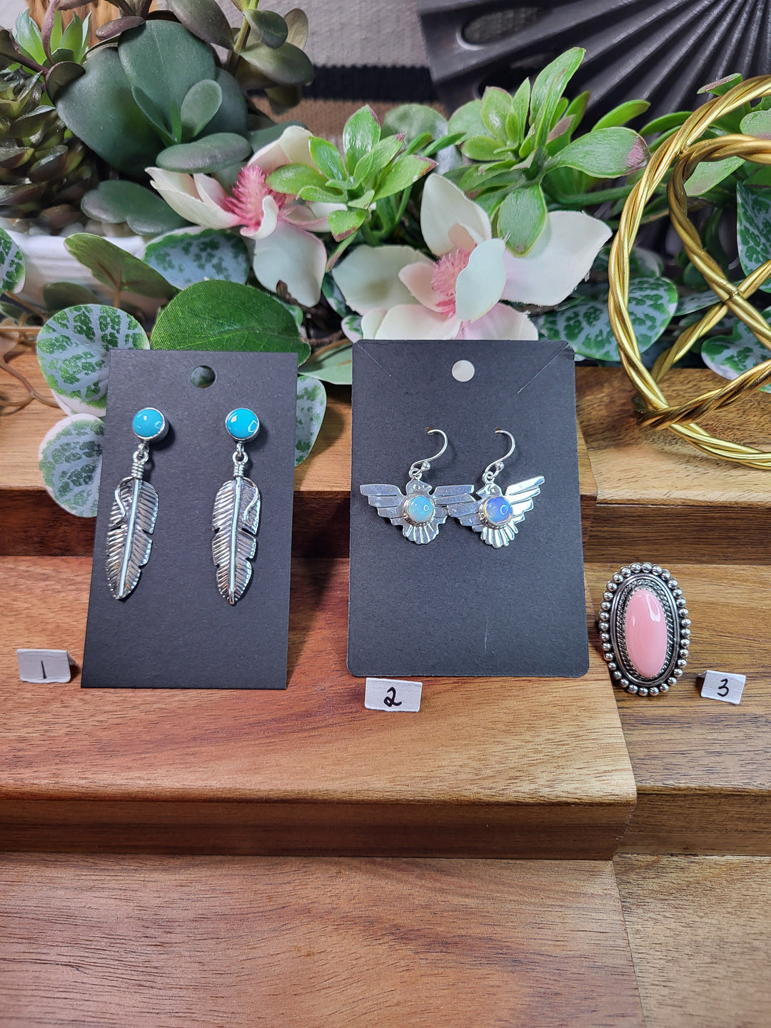 RESERVED FOR: Ashley Seaton- 9/1/2024 -3 Sterling Silver Items