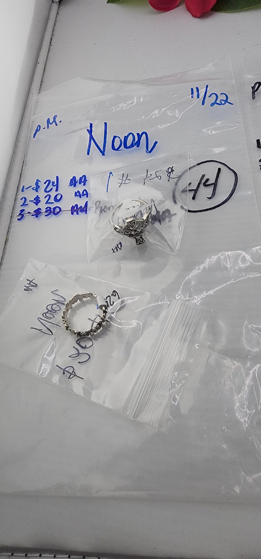 PM SHOW 48HR - RESERVED FOR: Noon - 11/22/2025 tiktok Live Show - 2 Sterling Silver Items