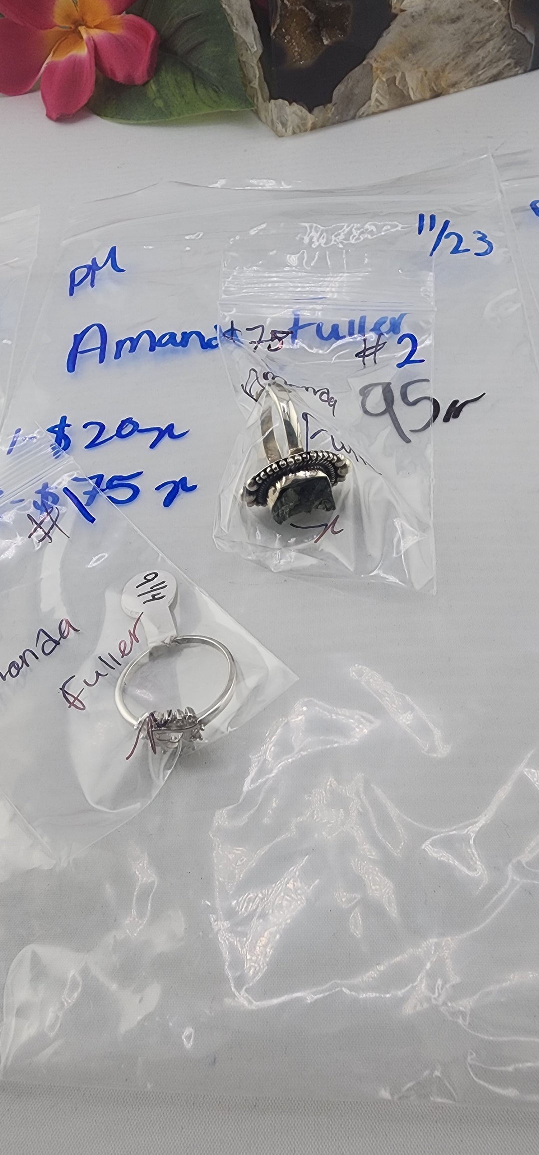 PM SHOW 48HR - RESERVED FOR: amanda fuller - 11/23/2025 tiktok Live Show - 2 Sterling Silver Items