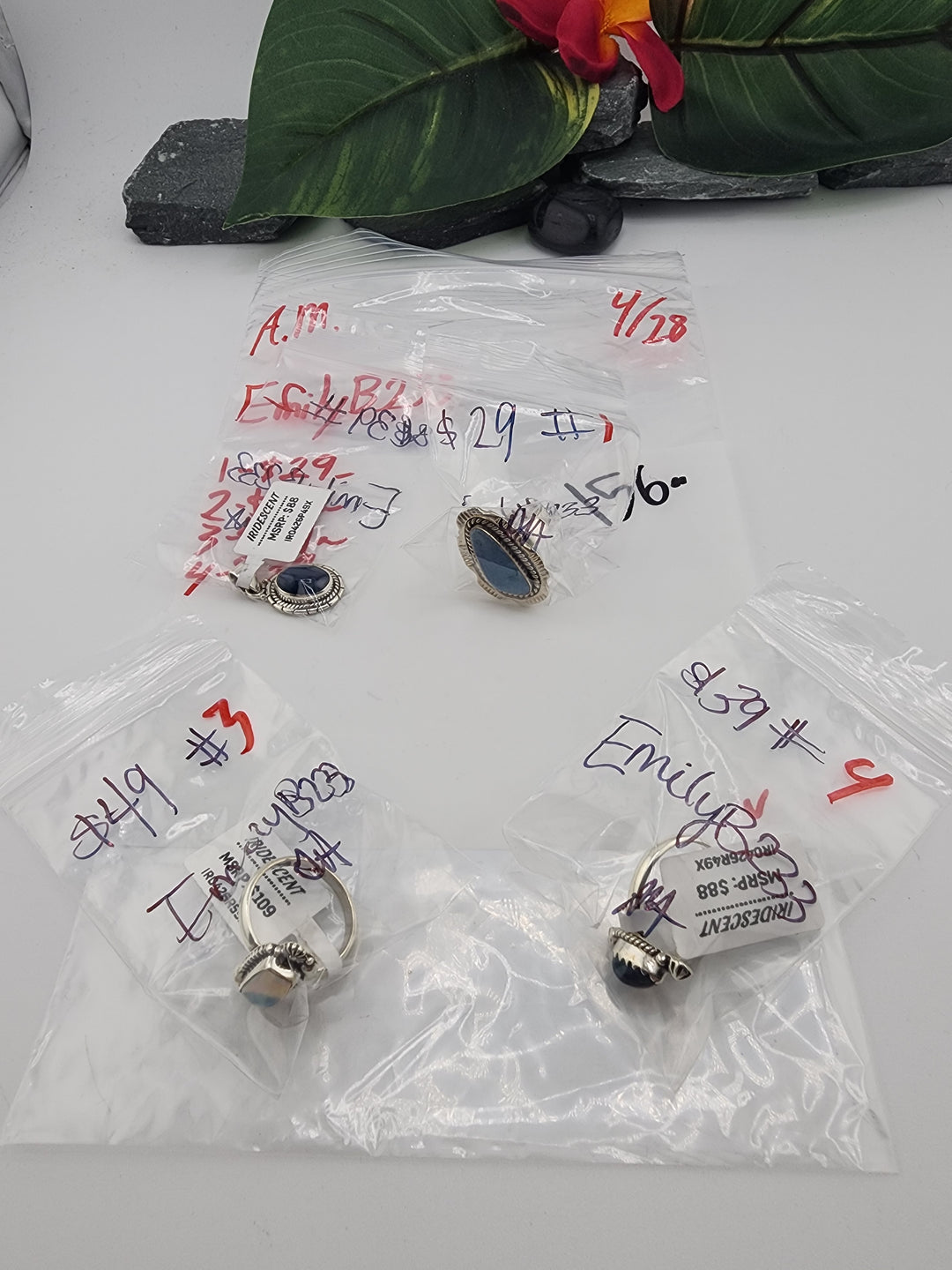 EmilyB233 - 4/28/26 - 4 925 Sterling Silver Items