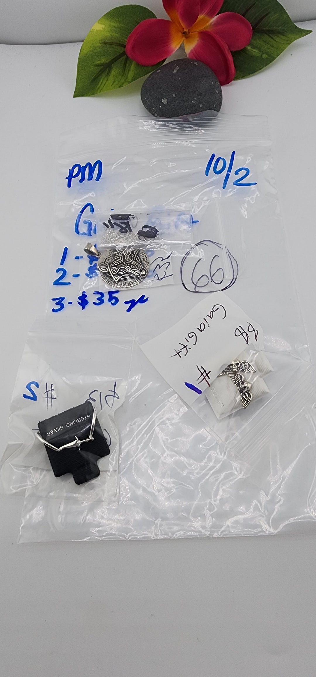 PM SHOW 48HR - RESERVED FOR: GaiaGift - 10/2/2025 FL tiktok Live Show - 3 Sterling Silver Items