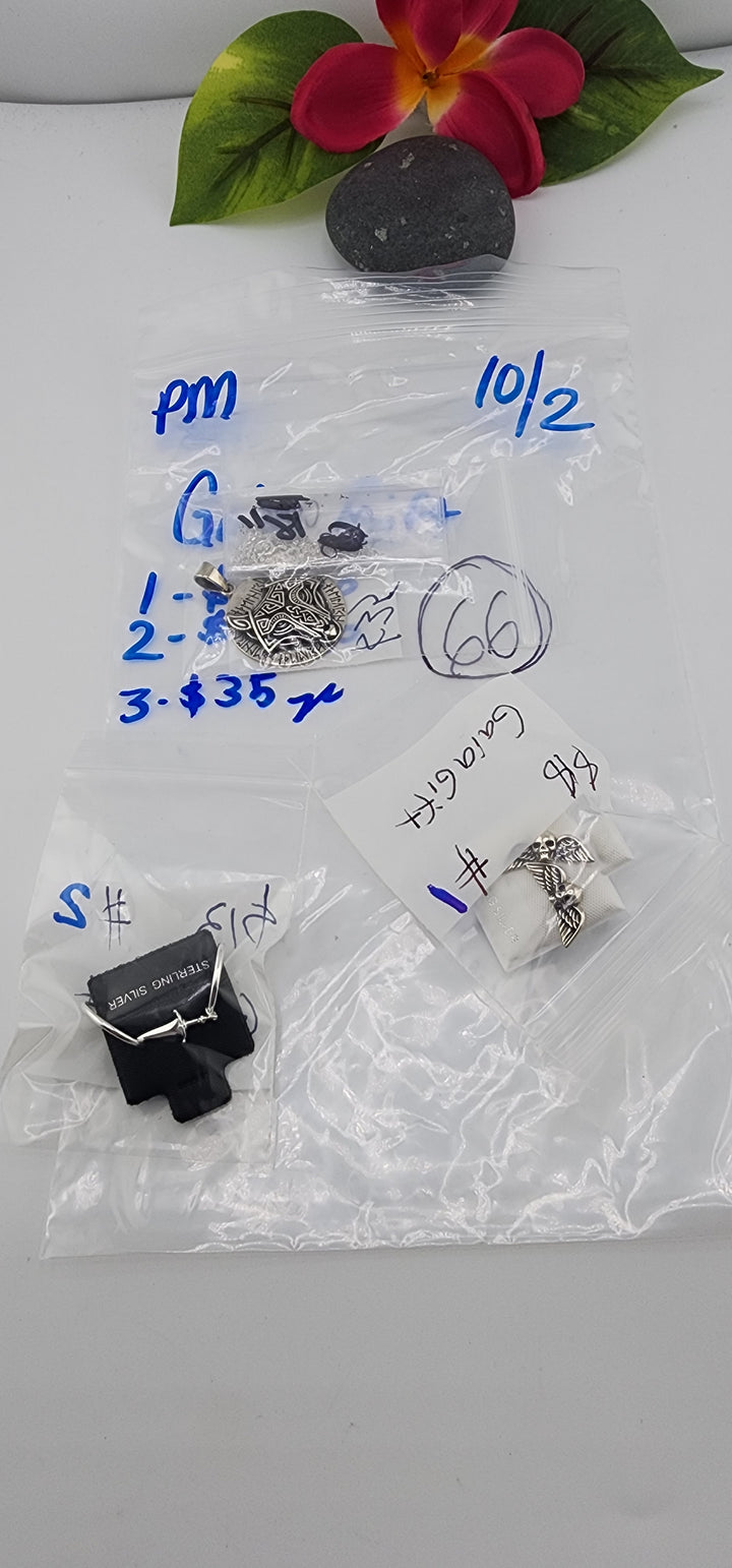 PM SHOW 48HR - RESERVED FOR: GaiaGift - 10/2/2025 FL tiktok Live Show - 3 Sterling Silver Items