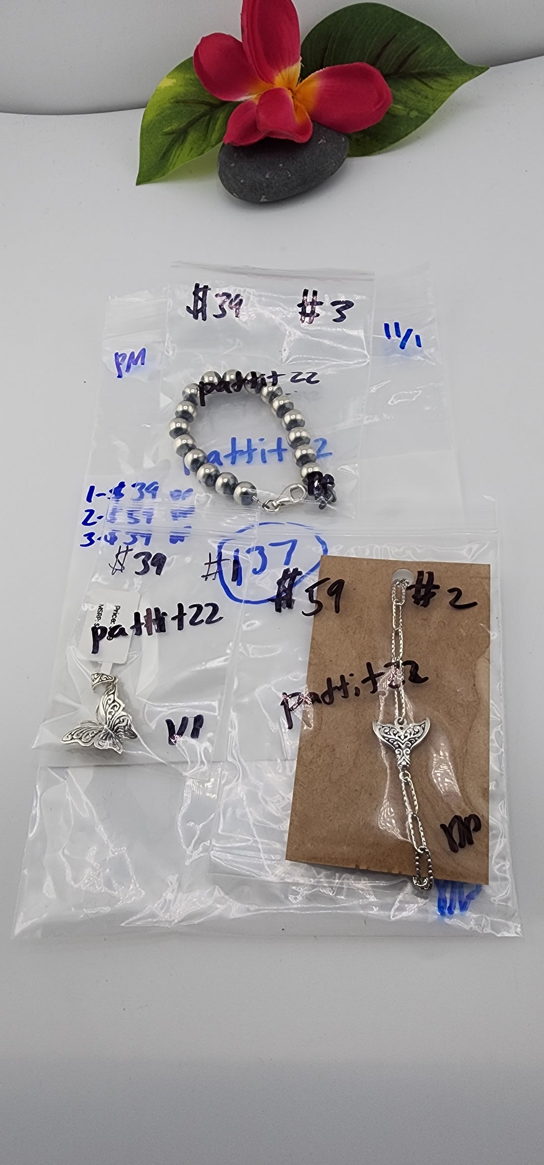 PM SHOW 48HR - RESERVED FOR: pattit22 - 11/1/2025 FL tiktok Live Show -3 Sterling Silver Items