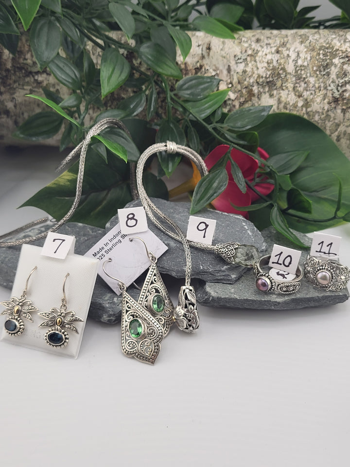 RESERVED FOR: Emily❤️ -11/09/2024- 8 Sterling Silver Items
