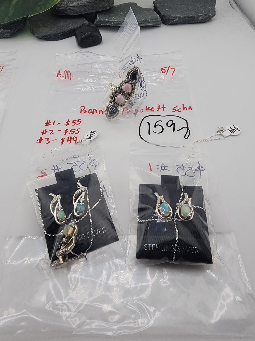 Bonnie Crockett Scha - 5/7/26 - 3 925 Sterling Silver Items