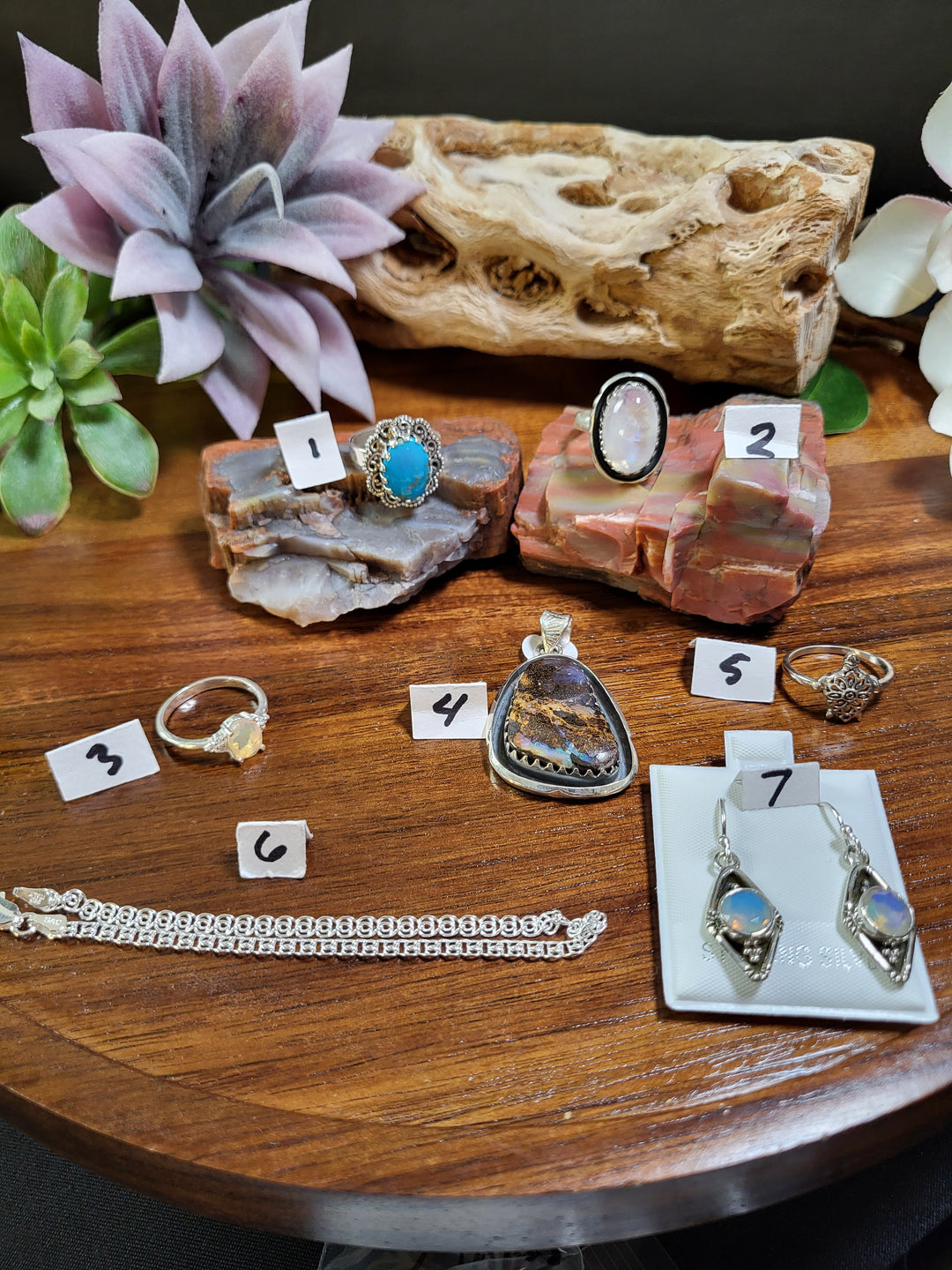 RESERVED FOR: Karen P 7/28/24- 7 Sterling Silver Items