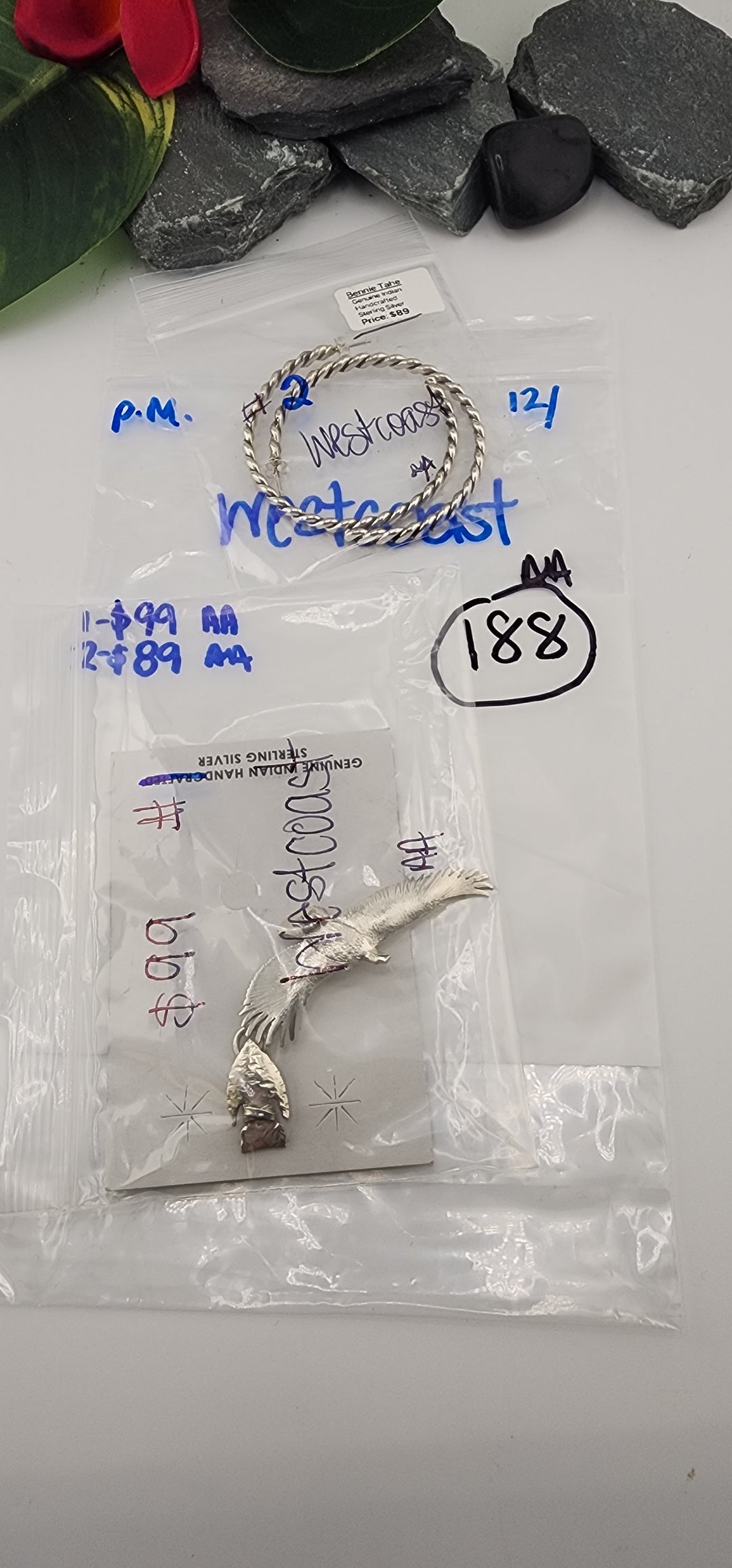 PM SHOW 48HR - RESERVED FOR: westcoast - 12/20/2025 tiktok Live Show - 2 Sterling Silver Items