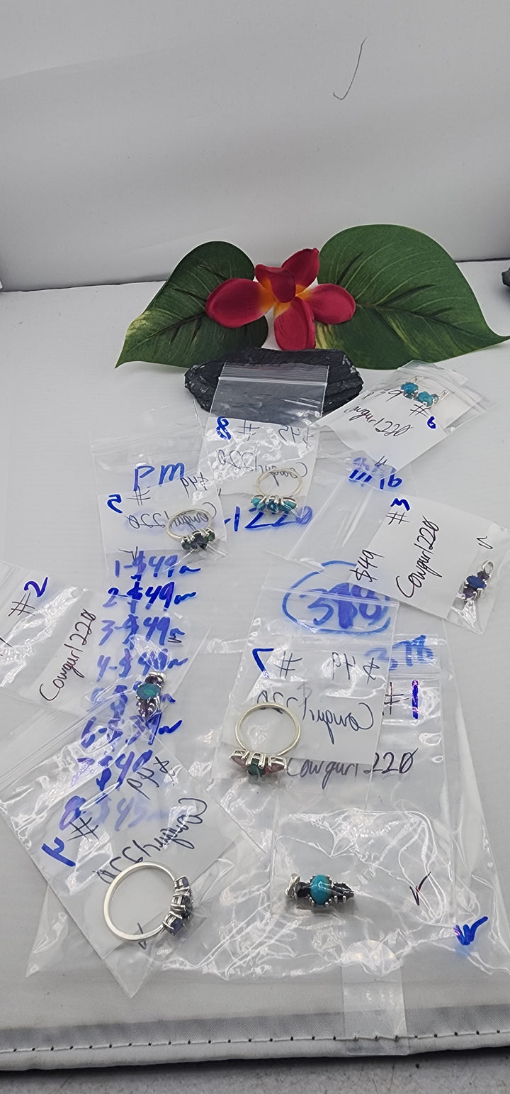 PM SHOW 48HR - RESERVED FOR: Cowgurl220 - 8/16/2025 FL tiktok Live Show - 8 Sterling Silver Items