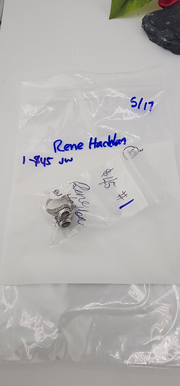 RESERVED FOR: Rene Haddon- 5/17/2025 tiktok Live Show (48 hour) -1 Sterling Silver Items