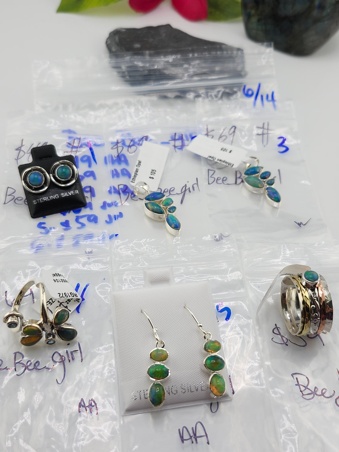 48HR - RESERVED FOR: Bee_Bee_girl - 6/14/2025 FL tiktok Live Show -6  Sterling Silver Items
