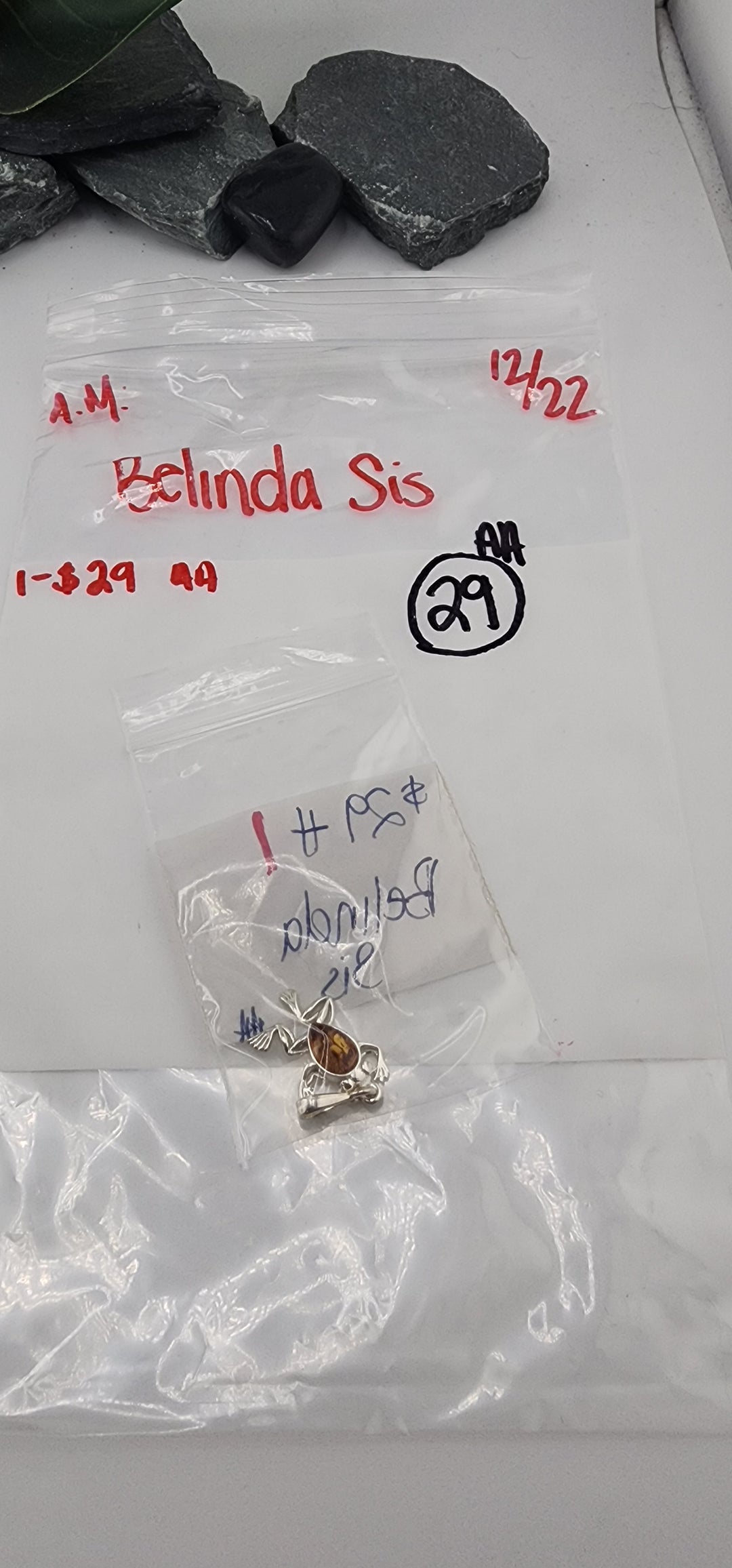 AM SHOW 48HR RESERVED FOR: Belinda sis - 12/22/2025 FL tiktok Live Show - 1 Sterling Silver Items