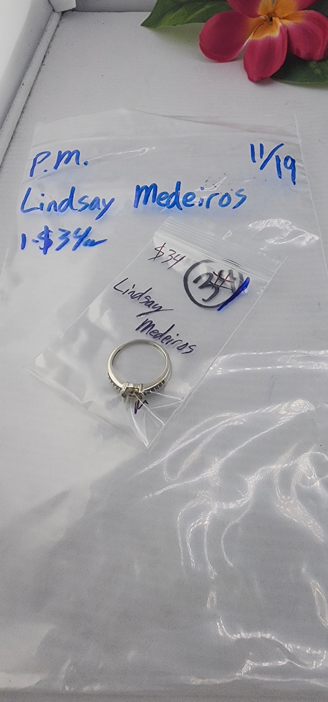 PM SHOW 48HR - RESERVED FOR: Lindsay Medeiros - 11/19/2025 tiktok Live Show - 1 Sterling Silver Items