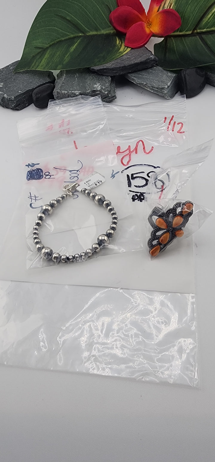 Custom sterling silver items - AM SHOW RESERVED FOR: Jocelyn - 1/12/2026 FL tiktok Live Show - 2 Sterling Silver Items