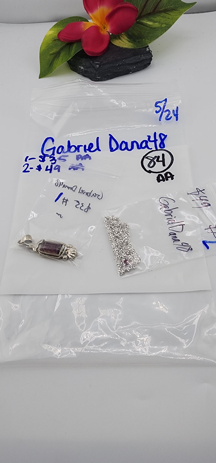 RESERVED FOR: Gabriel Dana48 - 5/24/2025 tiktok Live Show - 2 Sterling Silver Items