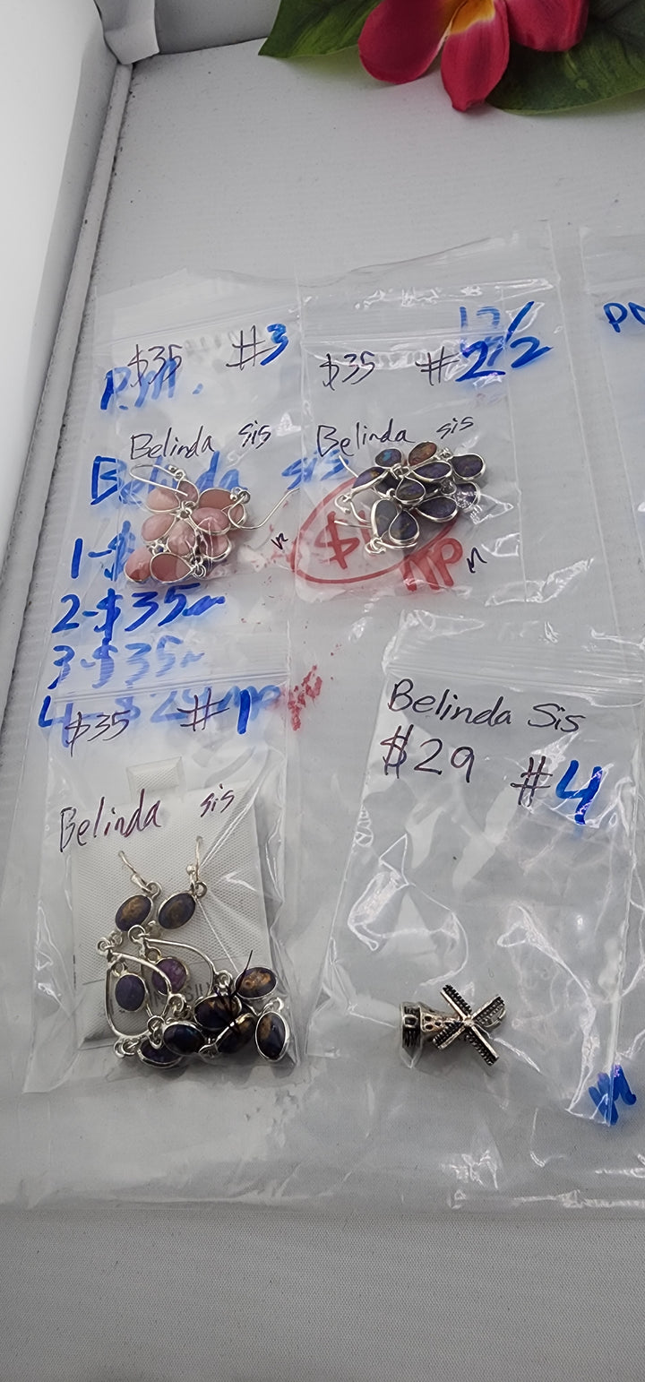 PM SHOW 48HR - RESERVED FOR: Belinda sis - 12/2/2025 tiktok Live Show - 4 Sterling Silver Items