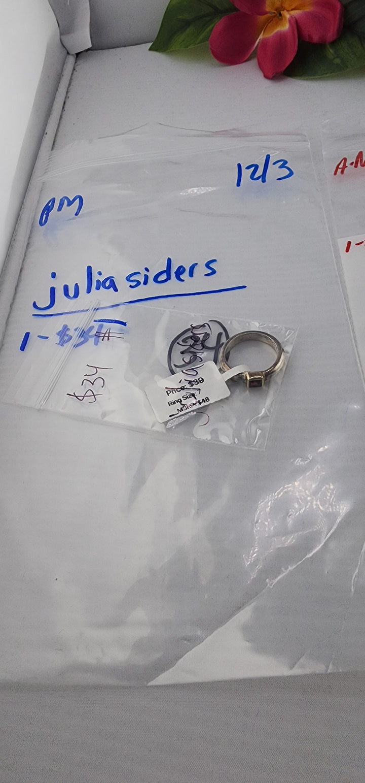 PM SHOW 48HR - RESERVED FOR: juliasiders - 12/3/2025 tiktok Live Show - 1 Sterling Silver Items