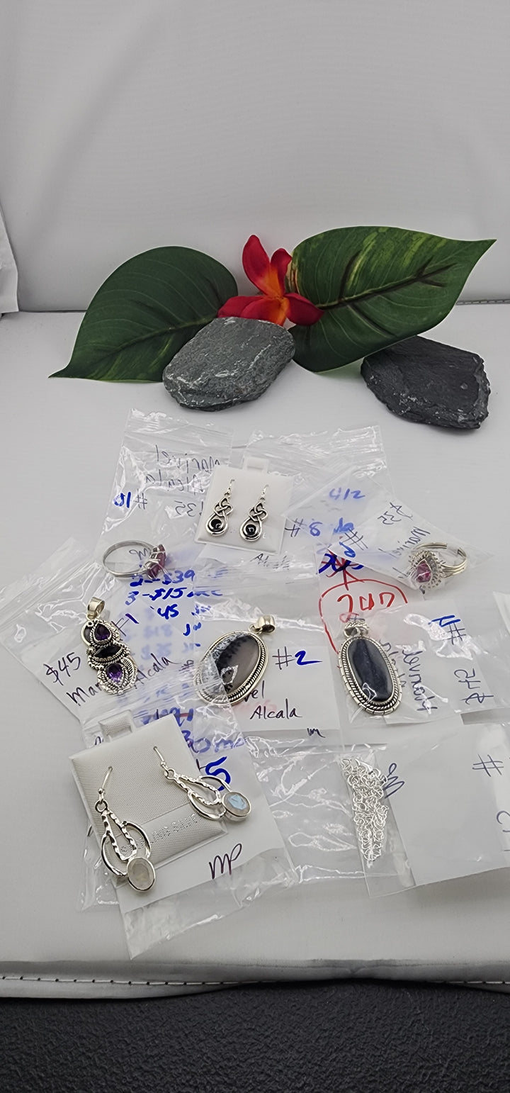 RESERVED FOR: Marivel Alcala- 4/2/2025 Tiktok Live Show - 8 Sterling Silver Items
