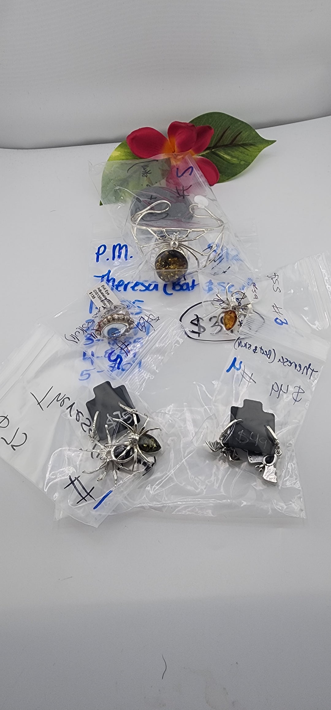 PM SHOW 48HR - RESERVED FOR: Theresa 🦇💀 - 9/12/2025 FL tiktok Live Show - 5 Sterling Silver Items