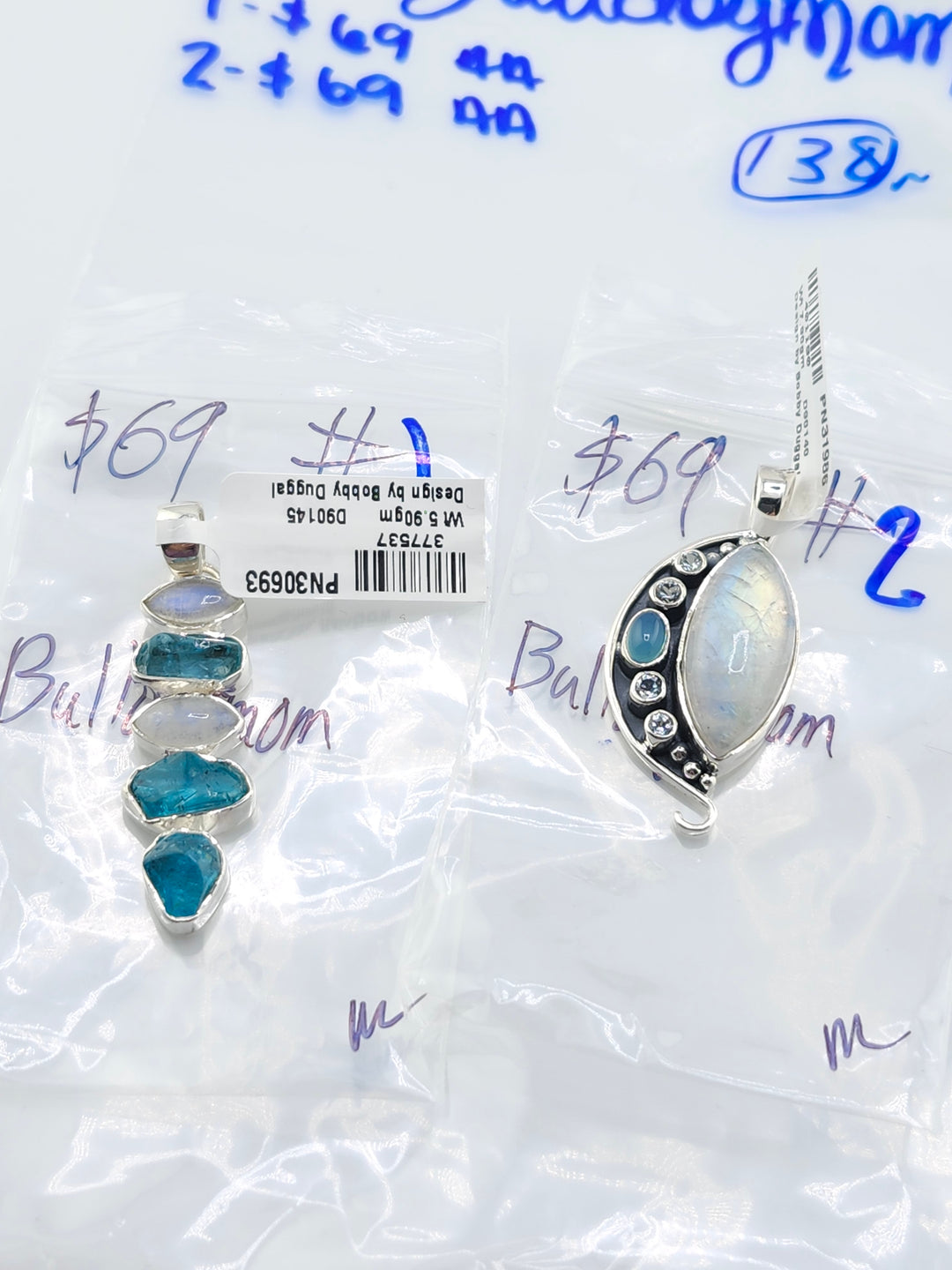 48HR - RESERVED FOR: Bulldogmom- 6/14/2025 FL tiktok Live Show - 2 Sterling Silver Items