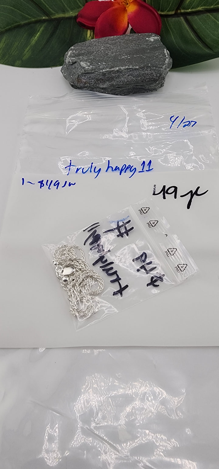RESERVED FOR:  Trulyhappy11- 4/27/2025 tiktok Live Show - 1 Sterling Silver Items