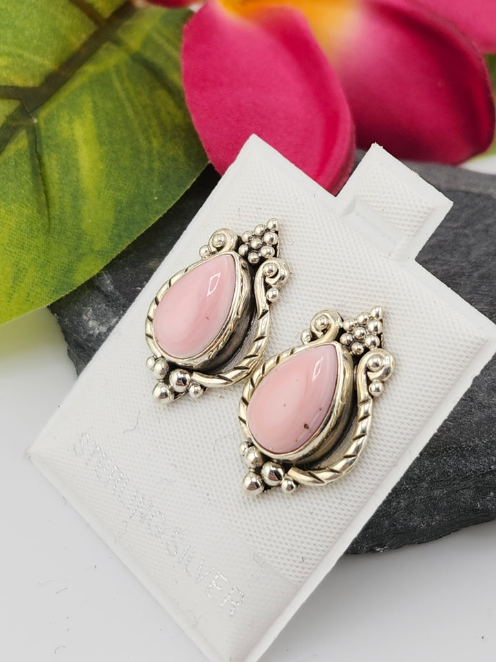 Queen Conch Stud 925 Sterling Silver Earrings