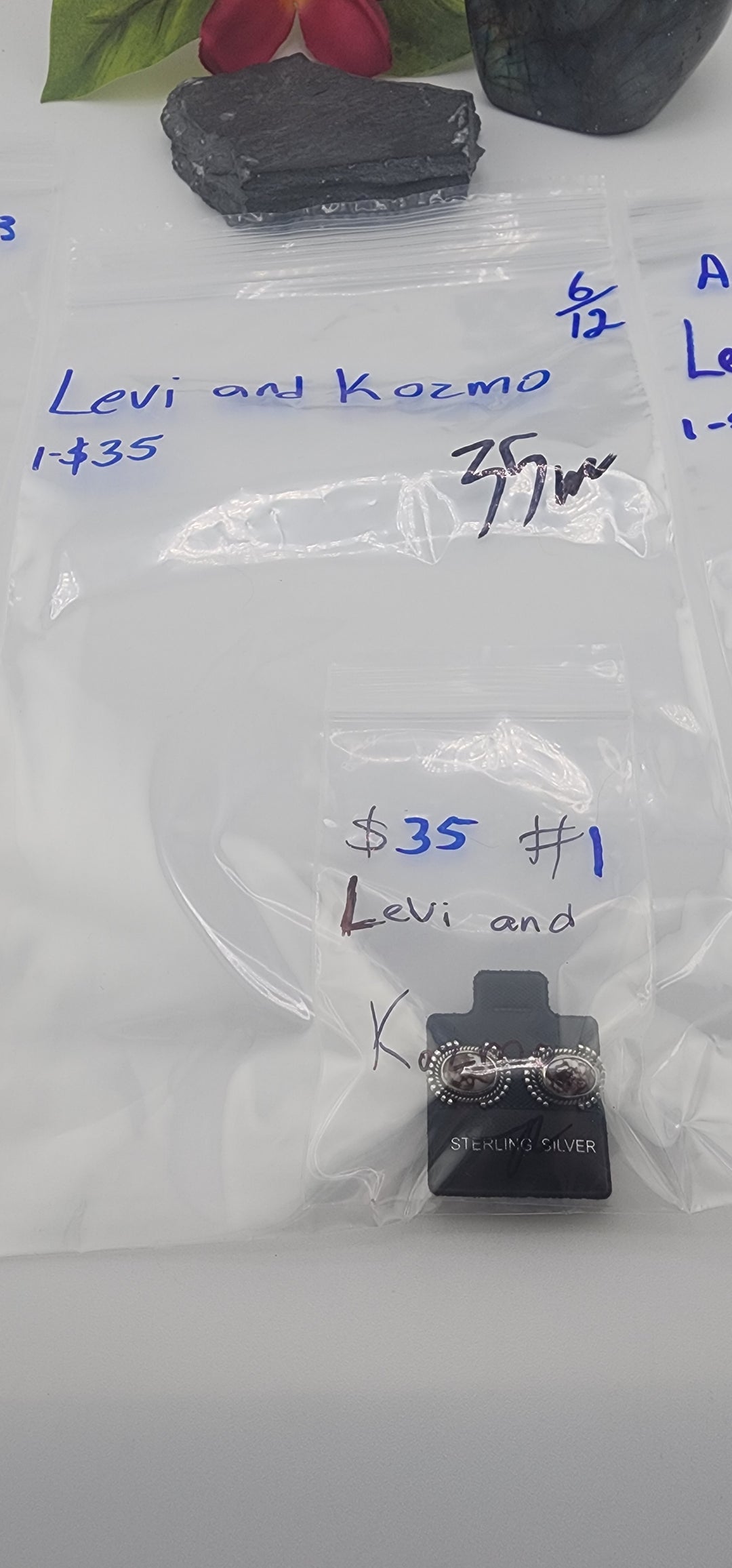 RESERVED FOR: Levi and Kozmo - 6/12/2025 tiktok Reservation Live Show - 1 Sterling Silver Items