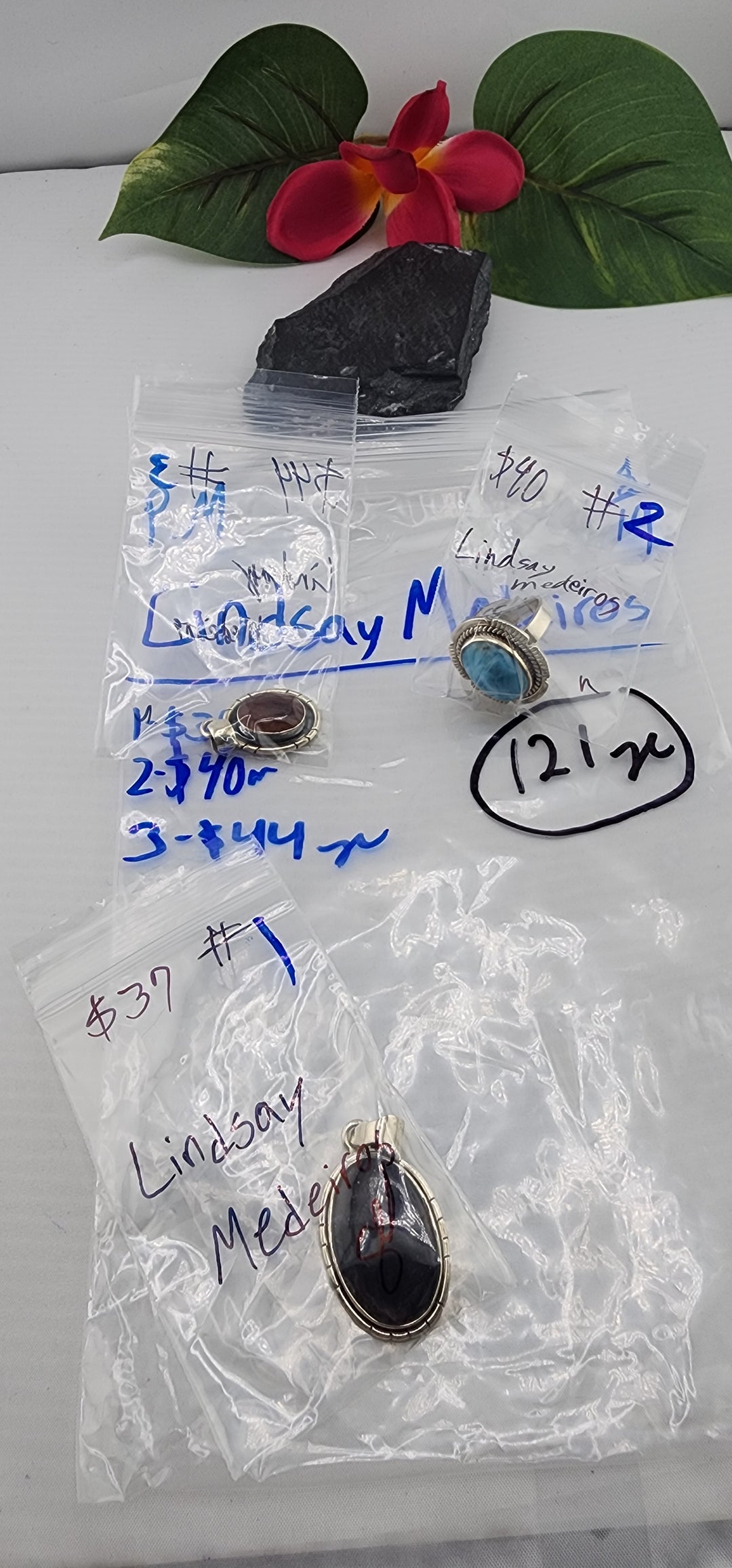 PM SHOW 48HR - RESERVED FOR: Lindsay Medeiros - 8/19/2025 FL tiktok Live Show - 3 Sterling Silver Items