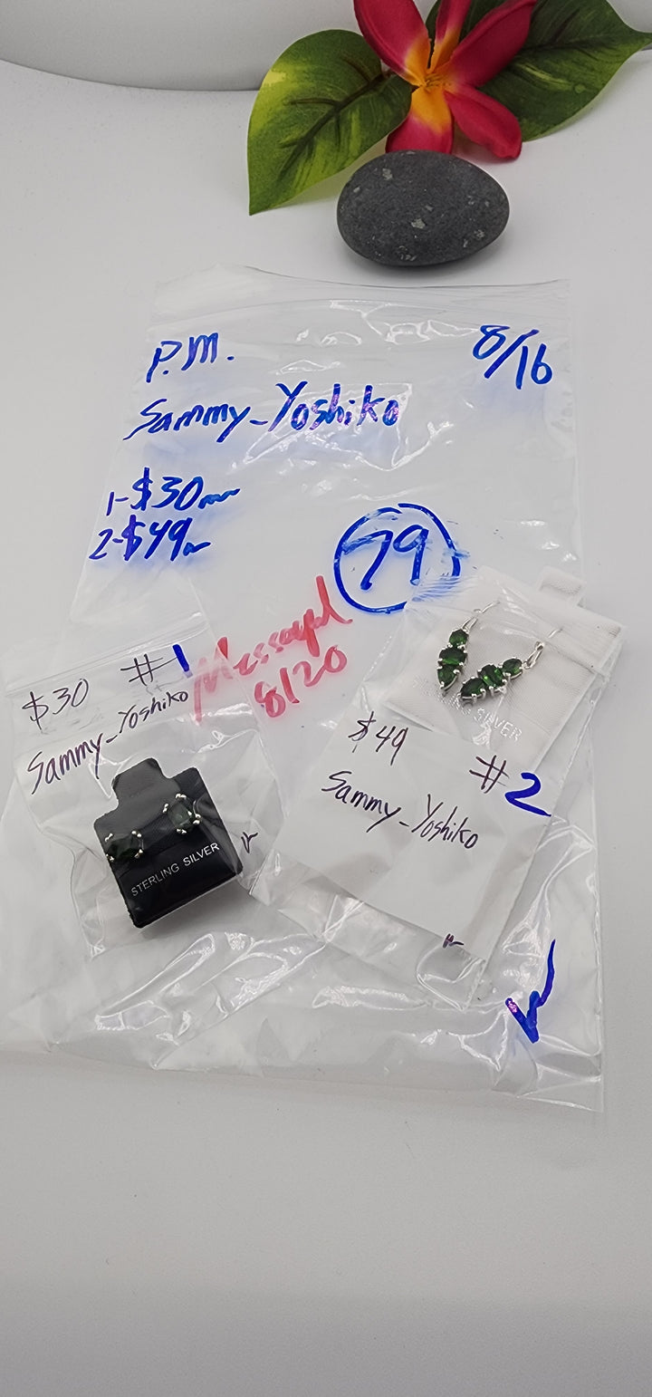 PM SHOW 48HR - RESERVED FOR: Sammy_Yoshiko - 8/16/2025 FL tiktok Live Show - 2 Sterling Silver Items
